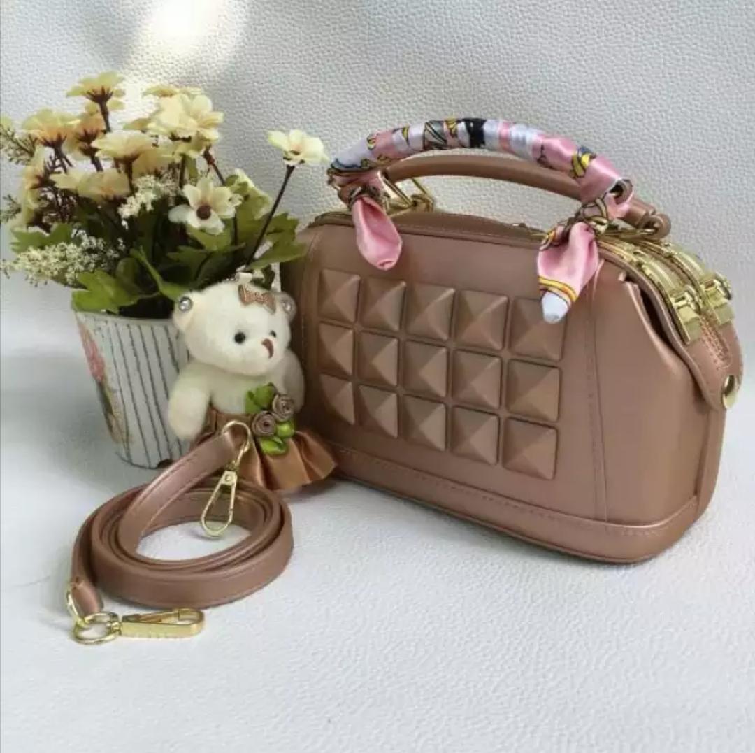 Tas Fashion Wanita JELLY DOCTOR STUDED import