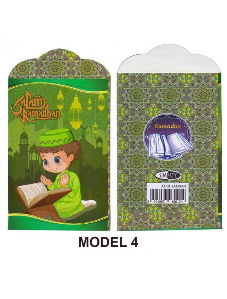 Amplop/ Angpao Lebaran Idul Fitri Sakinah Isi 8 Pc (Medium) - Motif 4
