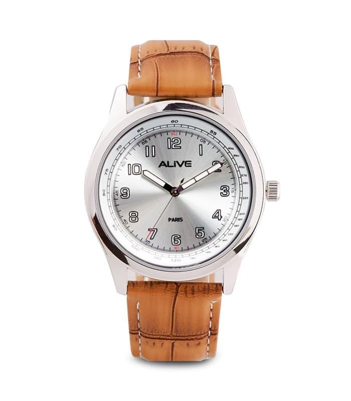 JAM TANGAN PRIA IMPORT ALIVE SOPHIE MARTIN KULIT NOLAN GPU1066B7 ASLI