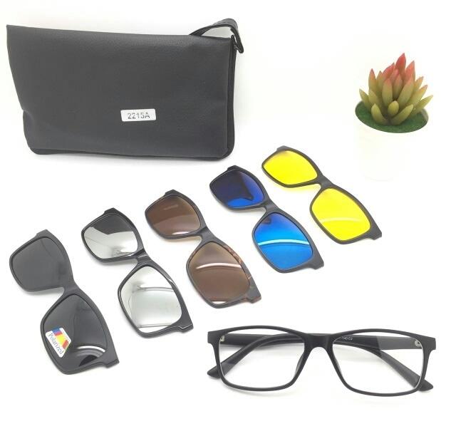 Terbaru!! Kacamata Rayban Clip On 2215A Free 5 Lensa - ready stock