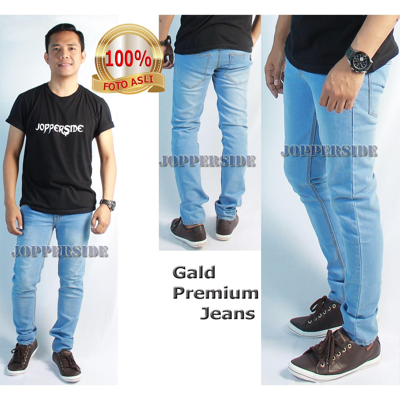 JOPPERSIDE GALD CELANA PANJANG JEANS DENIM PRIA PREMIUM BIRU LANGIT MUDA BIOBLITS