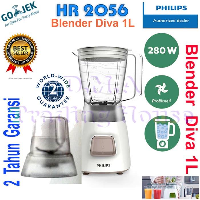 Blender Philips 1L Model HR 2056 - Grey