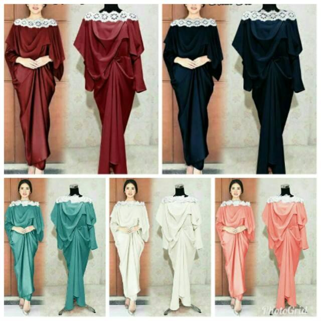 GAMIS PESTA PRINSA BAJU WANITA GAMIS MODERN - PRODUK LOKAL