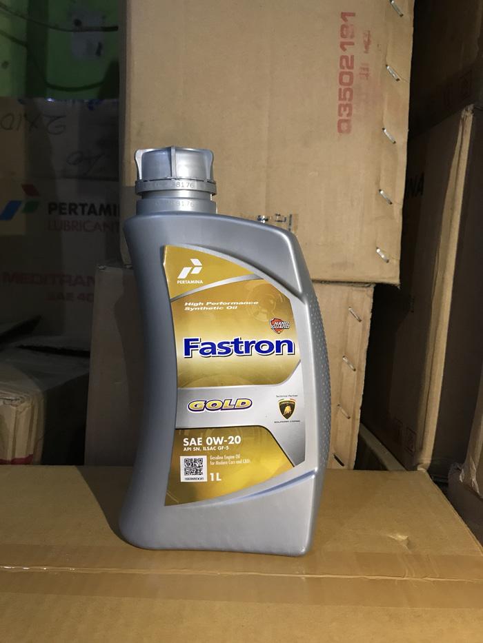 OLI PERTAMINA FASTRON GOLD SAE 0W-20 API SN GF-5 GALON 1 LITER / AKSESORIS MOTOR / MOBIL / VARIASI / BERKUALITAS / OTO-A3691
