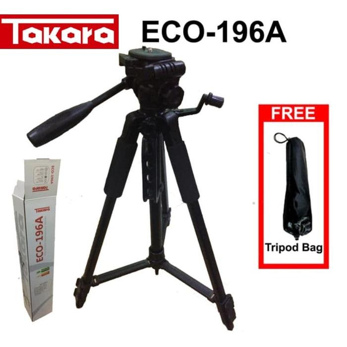 Tripod Takara ECO-196A For kamera Mirroless DSLR Canon Sony Nikon