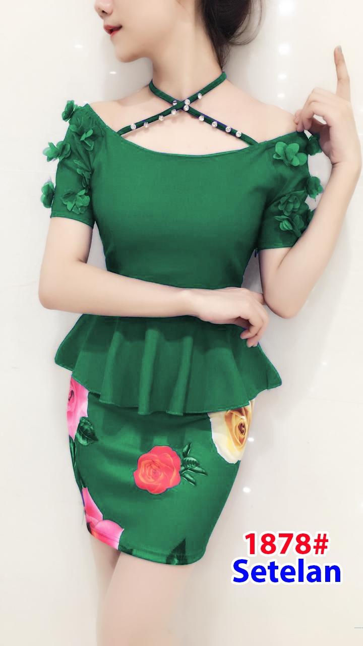 GSD - Setelan Baju Wanita / Setelan Baju dan Rok / Baju Pesta Perempuan - Setelan