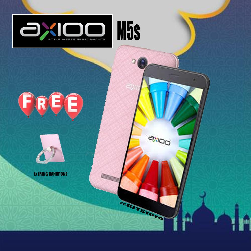 Axioo M5s Pink Hp 4G/LTE Murah 2018 Free i-Ring