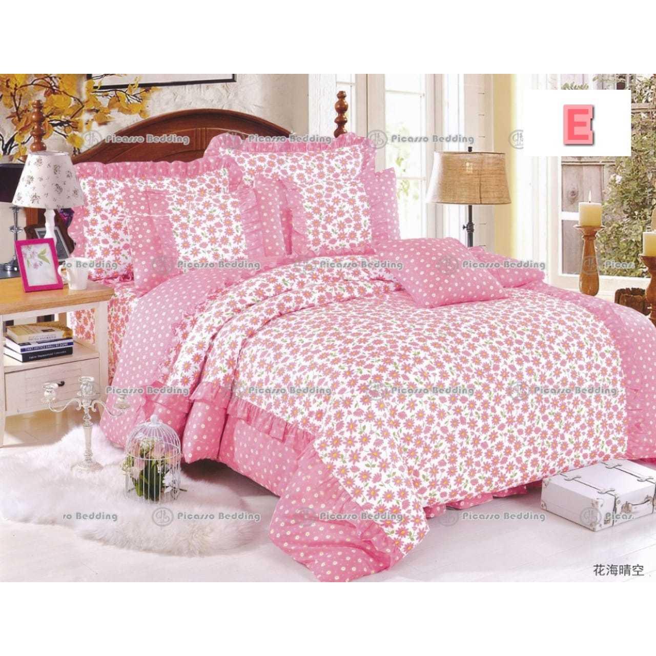 TERMURAH Bedcover Katun Jepang Rample KK18-E