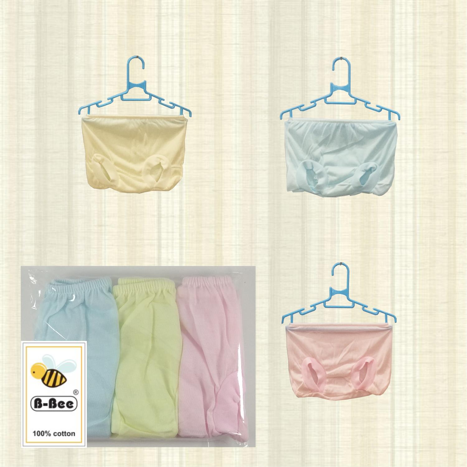 Celana Pendek Pop Bayi Baby New Born Kacamata Motif isi 6 pcs