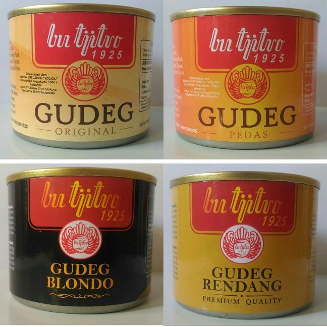 Gudeg Kaleng Bu Tjitro Paket Komplit All Varian