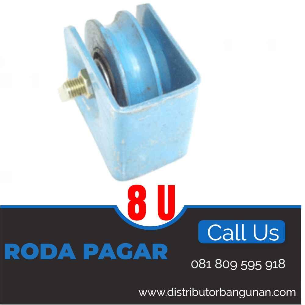 Roda Pagar Behel Besi Cor Lebur Bulat Bagus 8 U