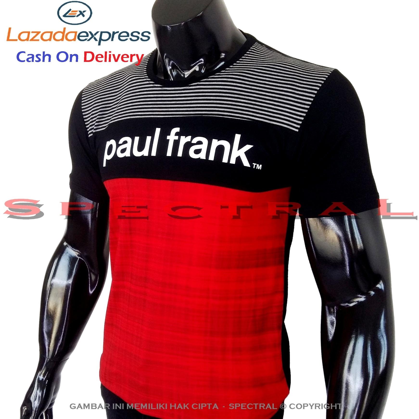 Spectral - Kaos Distro PAUL FRANK Soft Rayon Viscose Lycra Pola M Fit To L Simple Fashionable Tidak Pasaran Kombinasi Garis Motif Art Visual