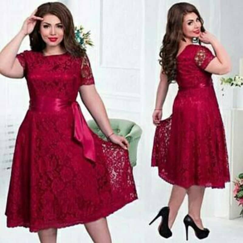 FASHIONFLOWER-DRESS JUMBO WANITA BRUKAT MELLY FIT XL-ADA 6 WARNA / DRESS JUMBO / MAXI JUMBO / GAMIS WANITA / MUSLIM WEAR / DRESS WANITA / BUSANA MUSLIM / FASHION WANITA / PAKAIAN WANITA / BIG SIZE