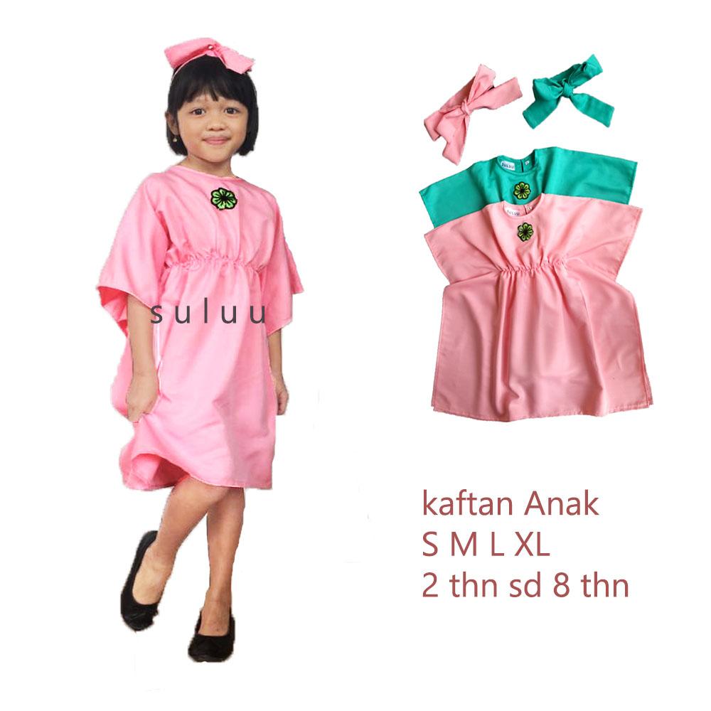 Gamis anak/ Kaftan anak/ tunik anak