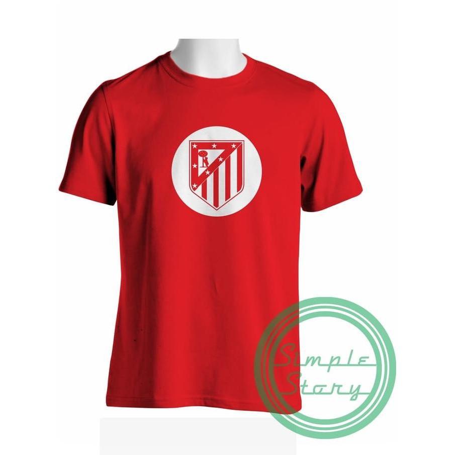 Kaos Tshirt Baju Combed 30S Distro Atm Atletico Madrid Home Jersey - Comjersey