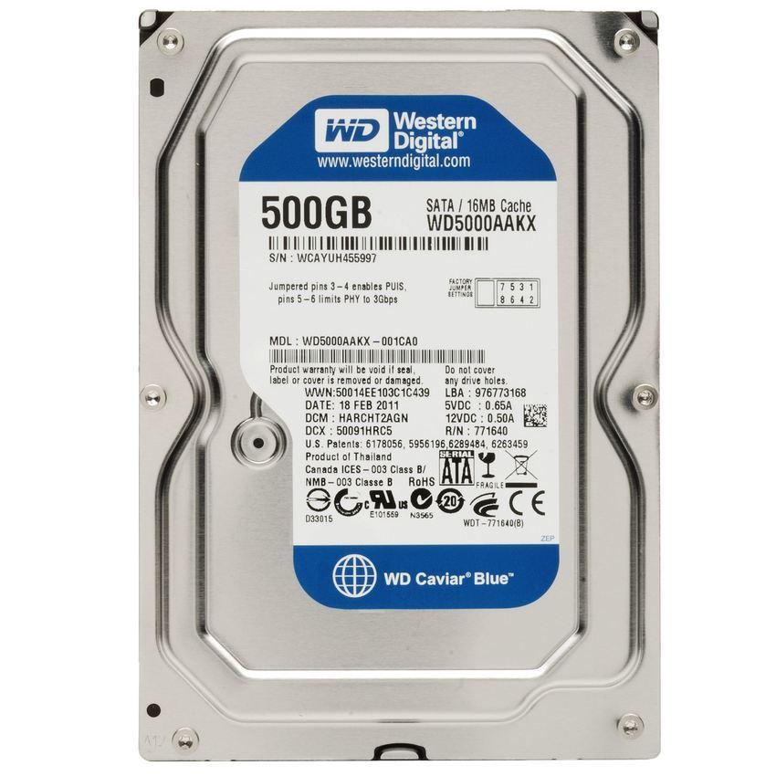 Hardisk WD Blue 500gb 3.5 garansi resmi 3tahun