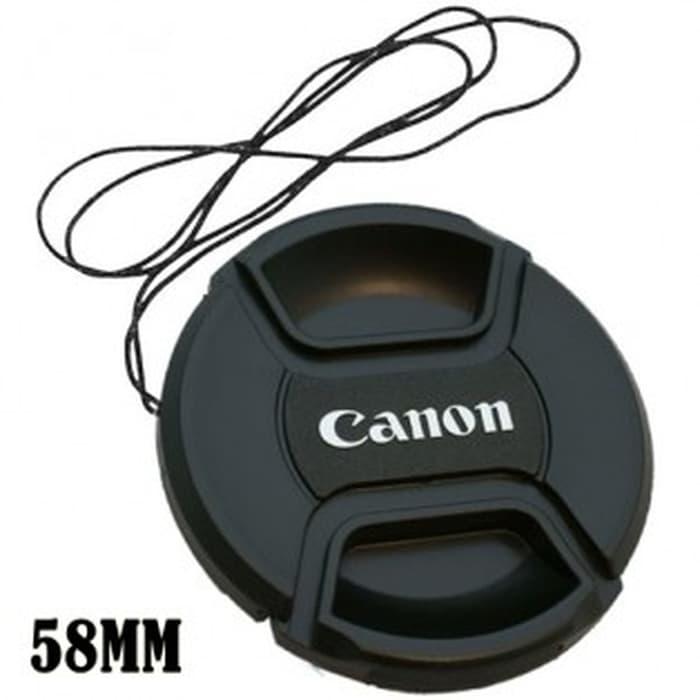 Promo Lens Cap | Tutup Lensa Kamera Canon 58 mm original