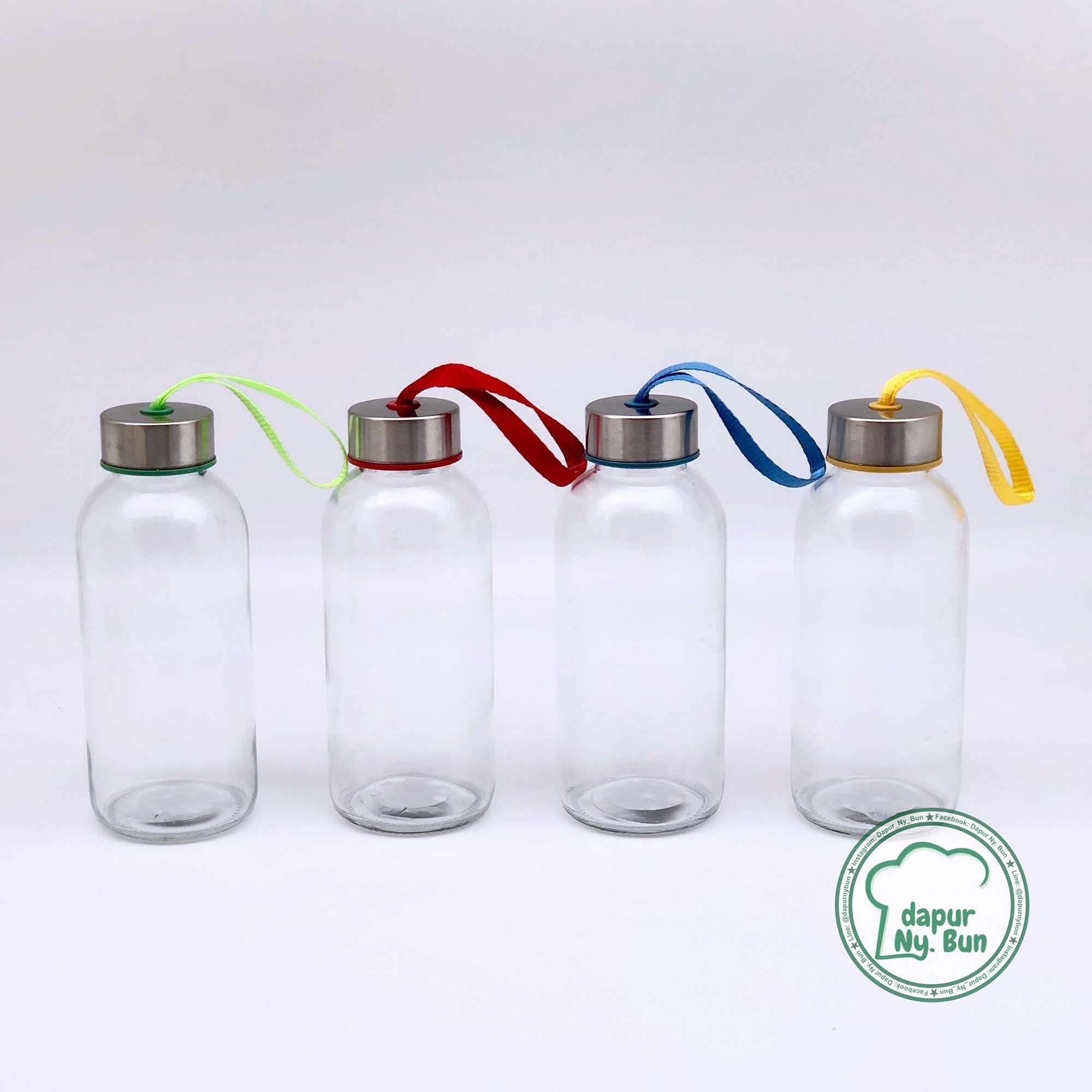 PENAWARAN PROMO Botol Minum Kaca Ukuran 400ml Round Bottle