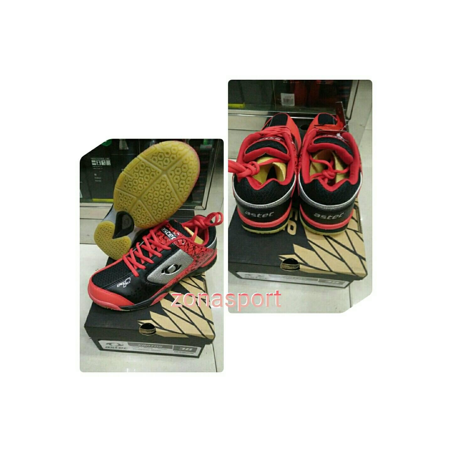 Sepatu Badminton Astec Kratos Red - ORIGINAL