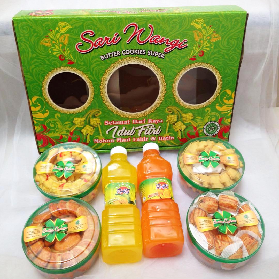 Parcel Kue Lebaran Sari Wangi Butter Cookies Super 42/ Kue Kering Murmer & Enak KL01