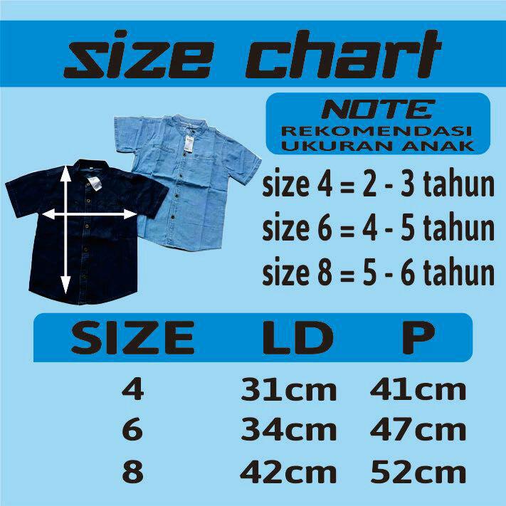 Kemeja Jeans Anak