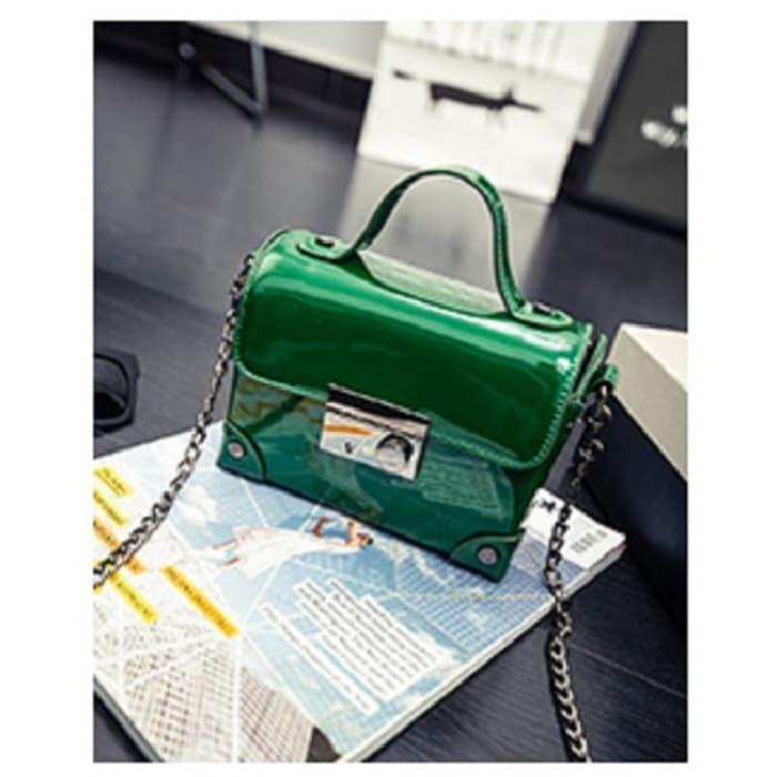 best seller /94292 TAS WANITA RANTAI KULIT SINTETIS GOSH/ tas branded / tas selempang import / tas gosh original