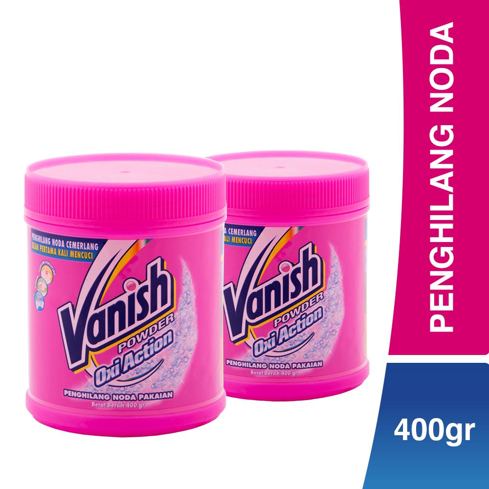 Vanish Penghilang Noda Oxi Action Powder (400 gr) x 2