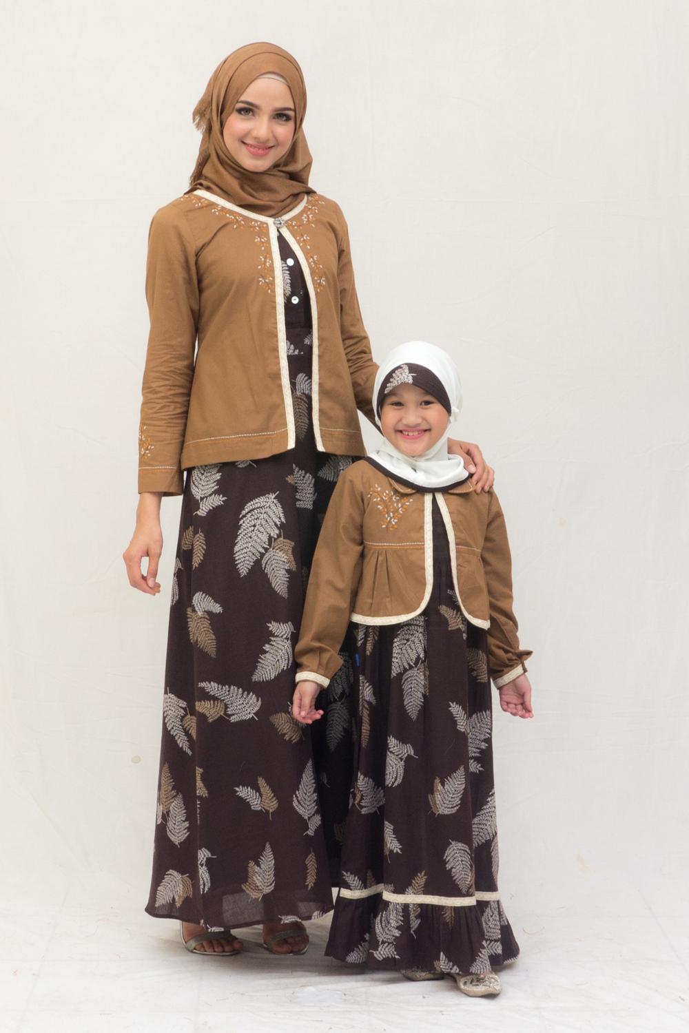 Gamis Pakis Coklat Anak (Rima)