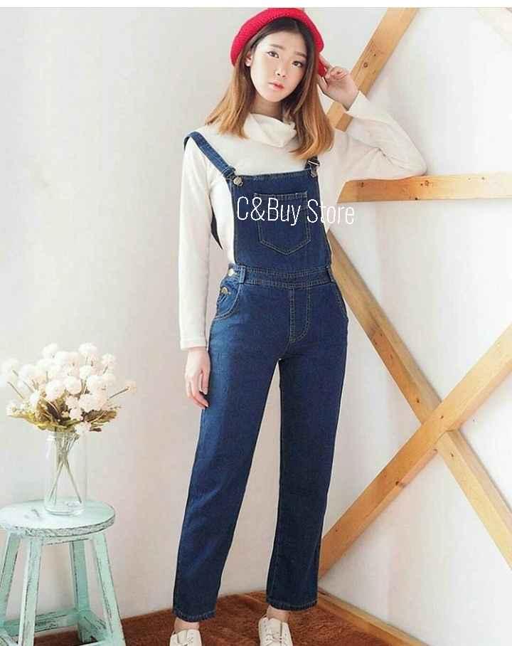 C&Buy Store Overall Jumpsuit Jeans Denim Wanita GAUDI ( Tanpa Inner ) /Baju Kodok Jeans /Jumpsuit Jeans/ Ripped Jeans/Jumpsuit Denim Wanita/Jumpsuit Remaja/Jumpsuit Murah/Jumpsuit Terusan/Jumpsuit Panjang/Jumsuit Wanita/Jumsuit Denim