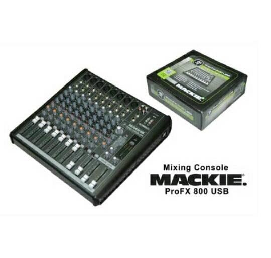 ORIGINALS Mixer Mackie Profx 800 Usb 8 mono