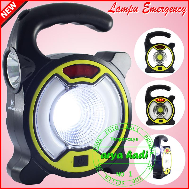Lampu Emergency Mitsuyama MS-505 4 Mode Lampu Beserta Senter LED COB Super Terang