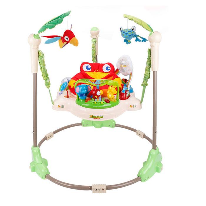 Ready Baby walker fisher price jumperoo rain forest look like