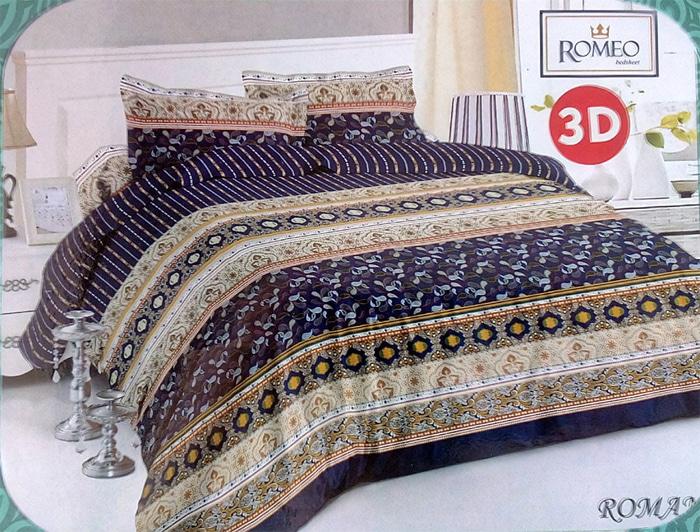 PROMO PALING MURAH Sprei Romeo ukuran 160 x 200 / Queen / No.2 - Roman TERLARIS
