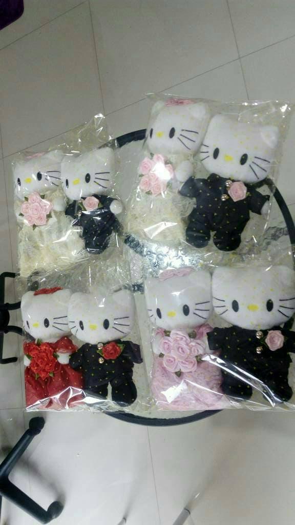 Promo Boneka hello kitty wedding couple original