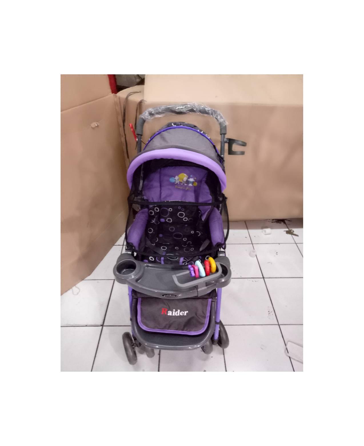 kereta dorongan bayi/baby stroller pliko 228 raider kelambu roda 4