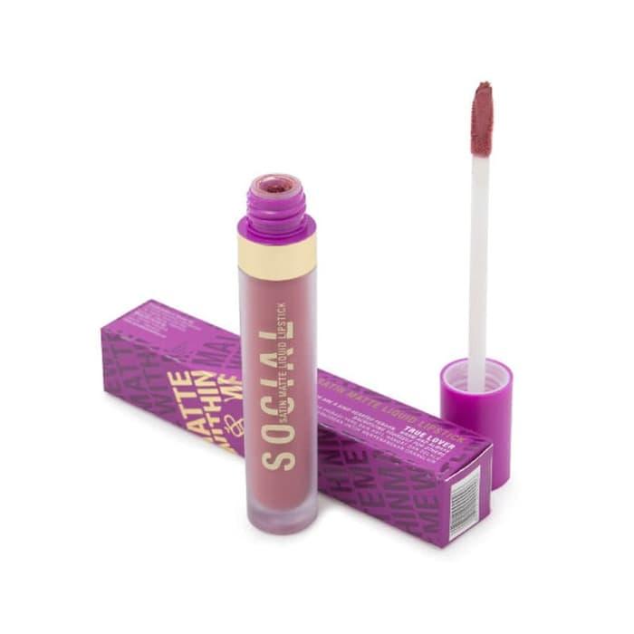 Social Cosmetics Matte Within Me Liquid Lipstick True Lover - Coral