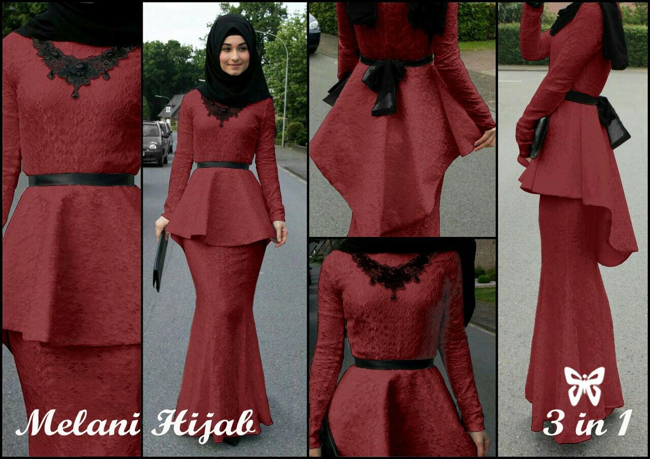 J&C Setelan Dress Melani / Dress Maxi / Stelan 3in1 / Maxi Muslim / Setelan Maxi Dress / Dress Muslim / Setelan Busana Muslim / Setelan Baju Muslim / Setelan Muslim / Hijab Fashion / Hijab Style