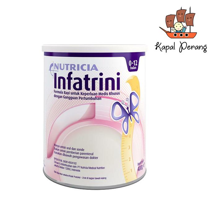 Nutricia Infatrini Powder 400g sedia juga susu sgm/susu dancow/susu frisian flag 123/susu bayi/botol susu bayi/tempat susu bayi