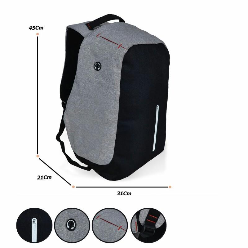 Tas Ransel Anti Maling Tas ransel Pria Tas Punggung Tas Laptop Tas Ransel Pria Size 18 Inchi Original 