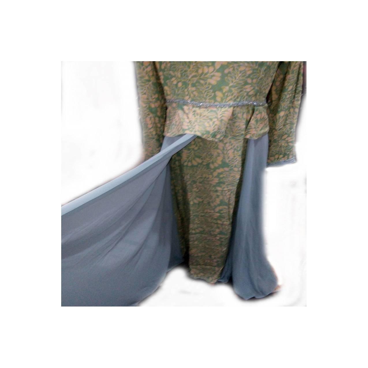 Dress/Gamis Batik Tulis Kombinasi Cerutti size L