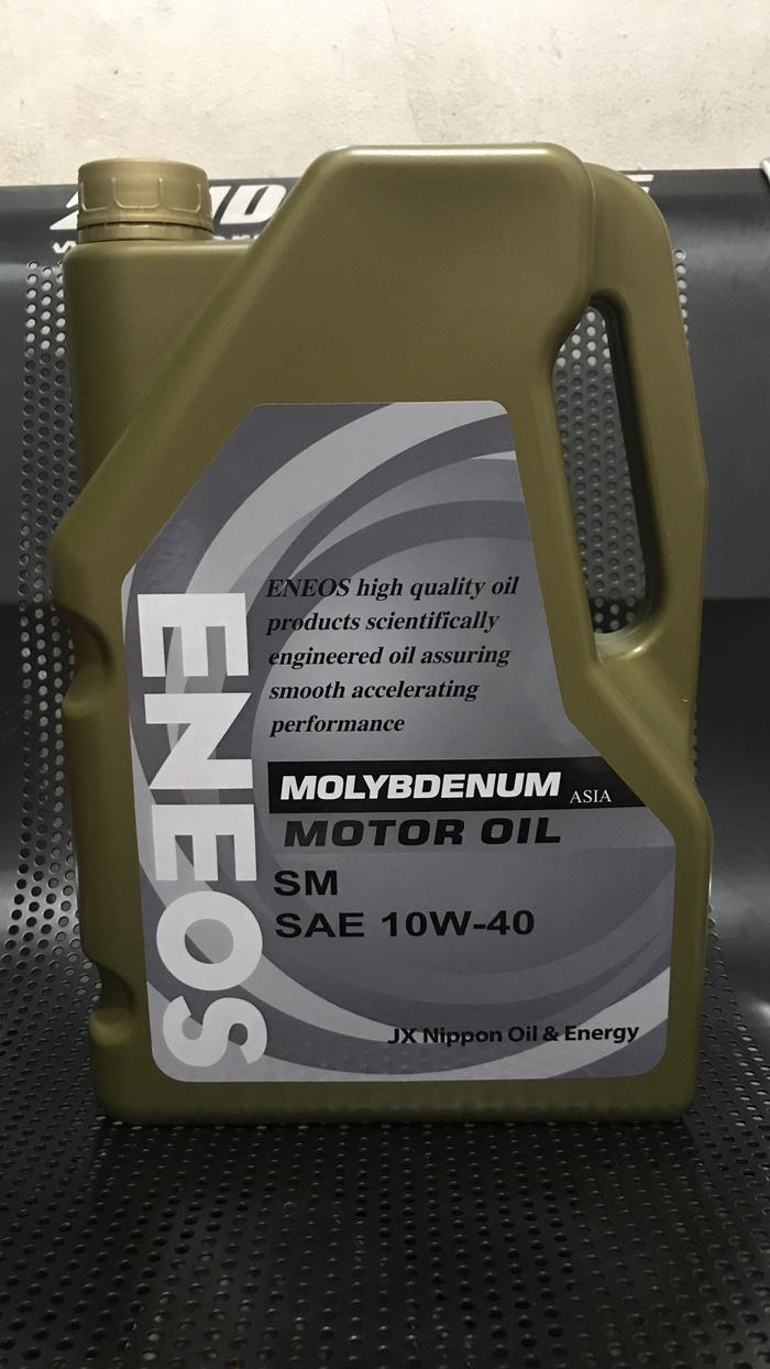 OLI MESIN MOBIL ENEOS MOLYBDENUM MOTOR OIL SM 10W40 4L / AKSESORIS MOTOR / MOBIL / VARIASI / BERKUALITAS / OTO-A3967