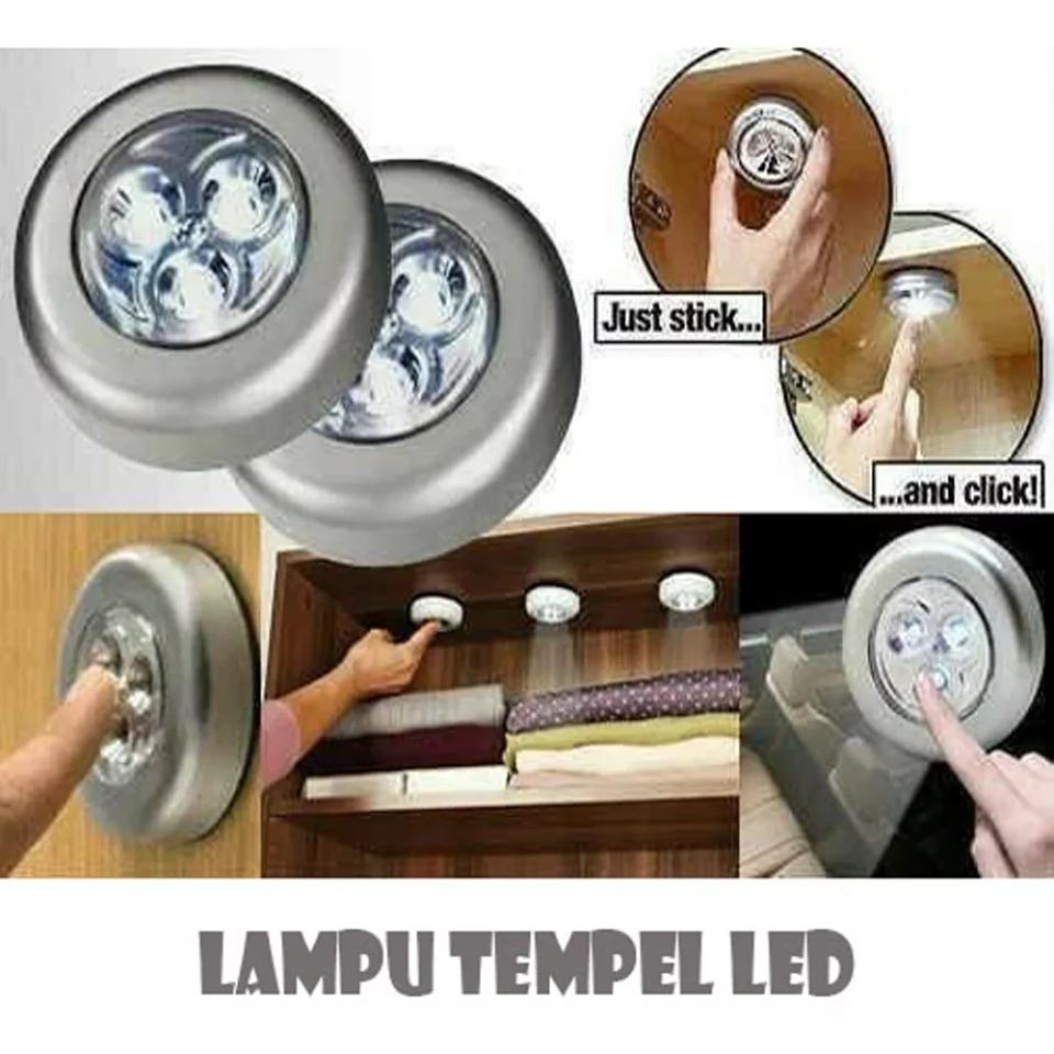Lampu Tempel LED - Touch Lamp Stick n Click Emergency / Lampu Lemari