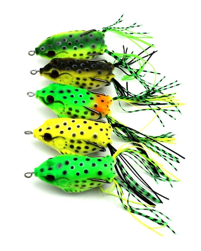 ASLI!!! Lure Frog Umpan pancing kodok frog gabus Soft Lure Rubber minnow fish - EUpFoa