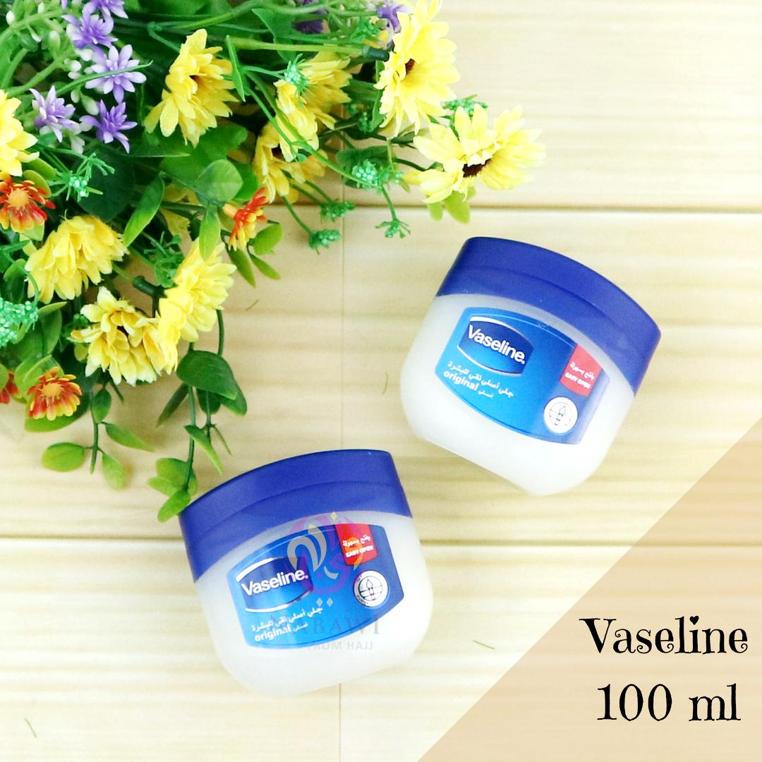 Vaseline 100% Pure Petrolium Jelly 100ml Original Oleh Oleh Haji Umroh