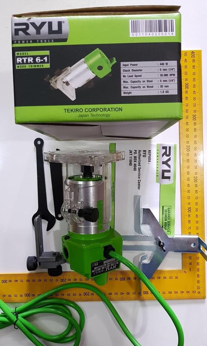RYU Mesin Router Trimmer Profil Kayu Wood RTR 6 - 1 skls modern bitec