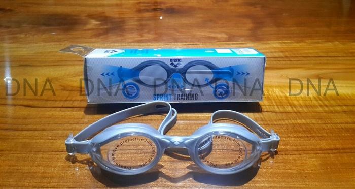 HOT SPESIAL!!! Kacamata Renang ARENA SPRINT AGS-550 SLV/FREE - ORIGINAL - ezdEmg