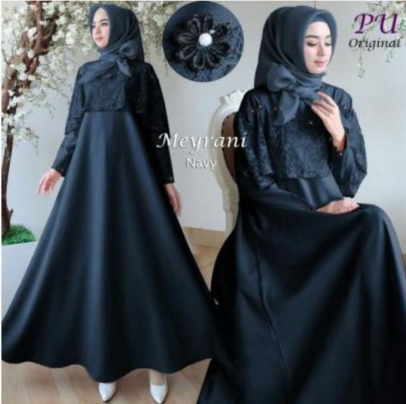 IndonesiaHeritage Gamis Pesta Brukat Glitter Premium Original Real Pic Syari Pesta Modern Moscrepe Mewah Elegan Baju Kondangan Lebaran Muslimah Muslim Wanita Terbaru Kekinian Gaun Pesta Hijaber Party Maxi Dress Kebaya Modern Wisuda Brokat Jumbo ihmeyrani