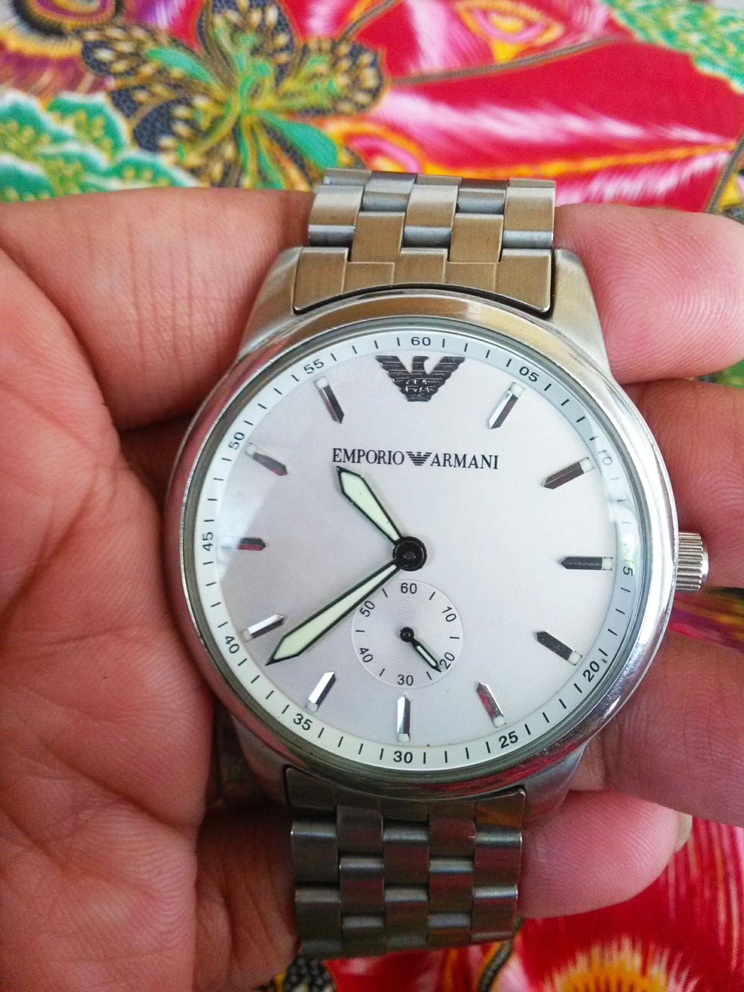 Banding Harga Jam Tangan Emporio Armani Ori Murah Terbaru November Jam Tangan 2nd Emporio Armani Silver Ori