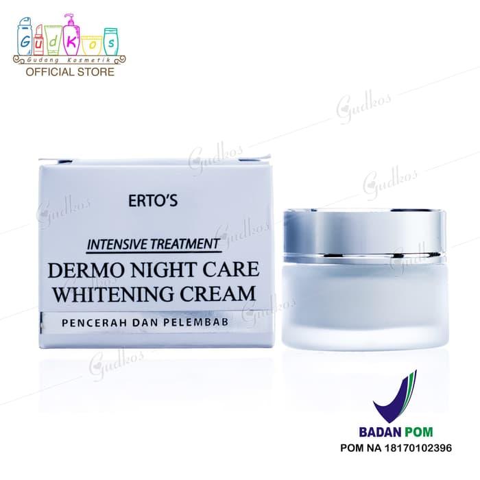 ERTOS Night Cream Whitening/ ERTO'S Night Cream BPOM Original 100%