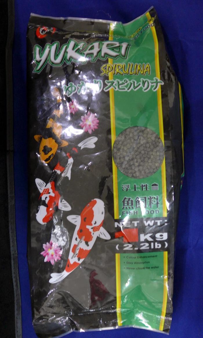 Makanan Ikan Koi Yukari Spirulina 1 Kg (FFM996)